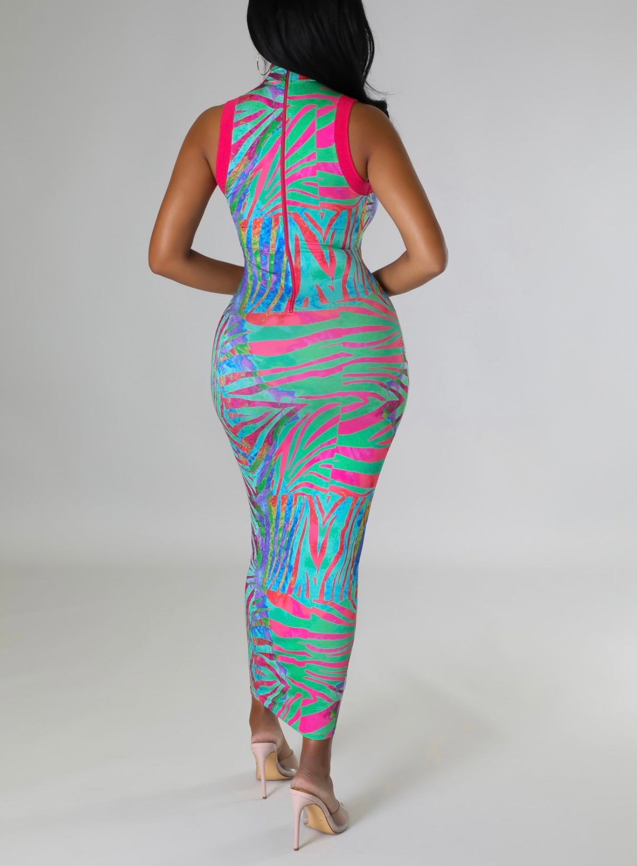 pink safari dress Lucy Tank Dress- Pink Safari Chic